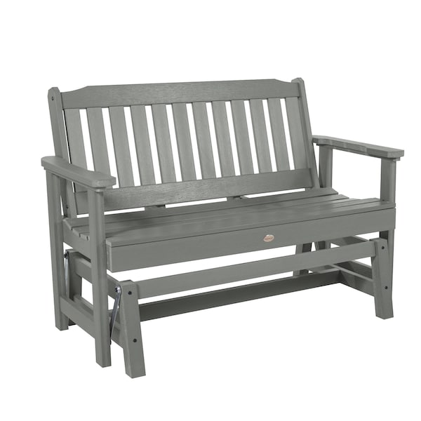 Highwood Usa 4ft Lehigh Gliding Bench Outdoor Furniture for Patio, Backyard, Garden AD-GLBENLH2-CGE - main